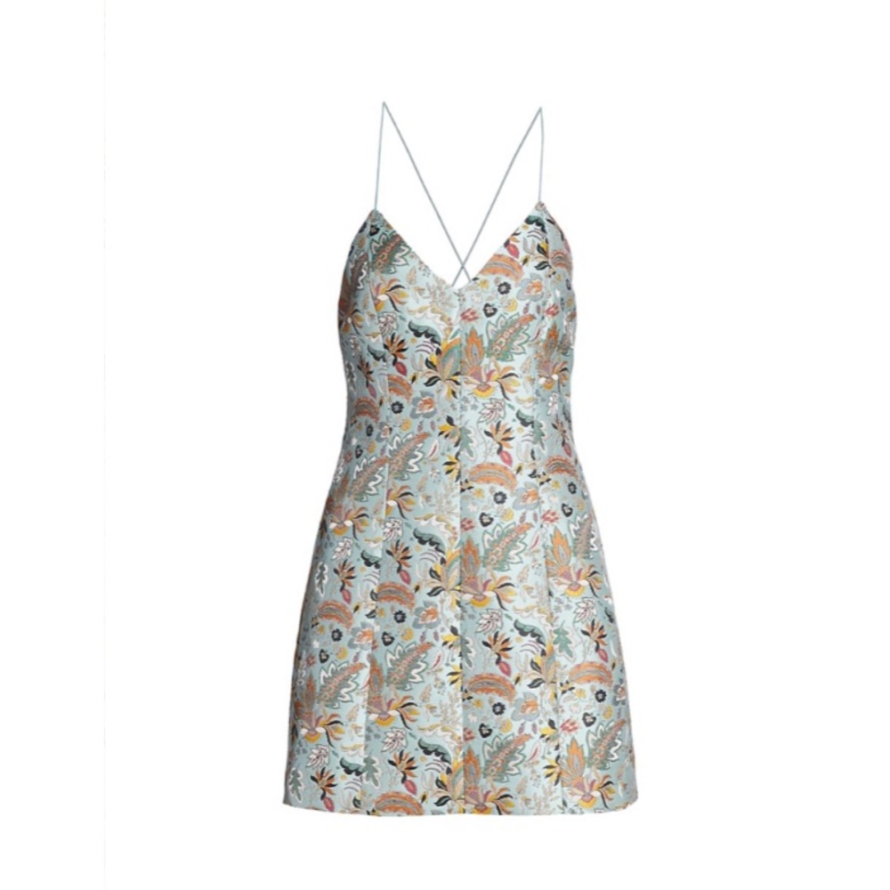 Alice + Olivia Tayla Structured Lantern Minidress